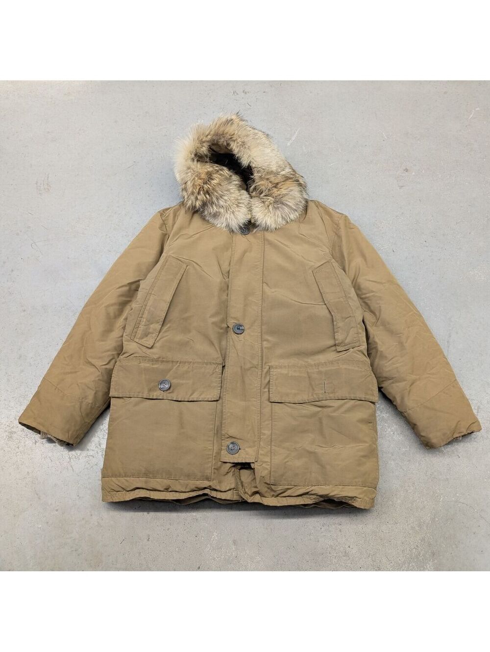Vintage 60s 70s Eddie Bauer Down Filled Fur Lined Parka